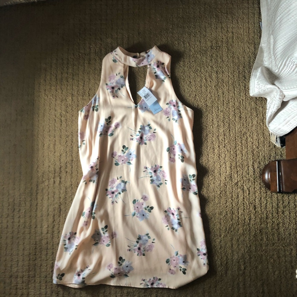 PRICE DROP! NWT Blush floral mini dress
